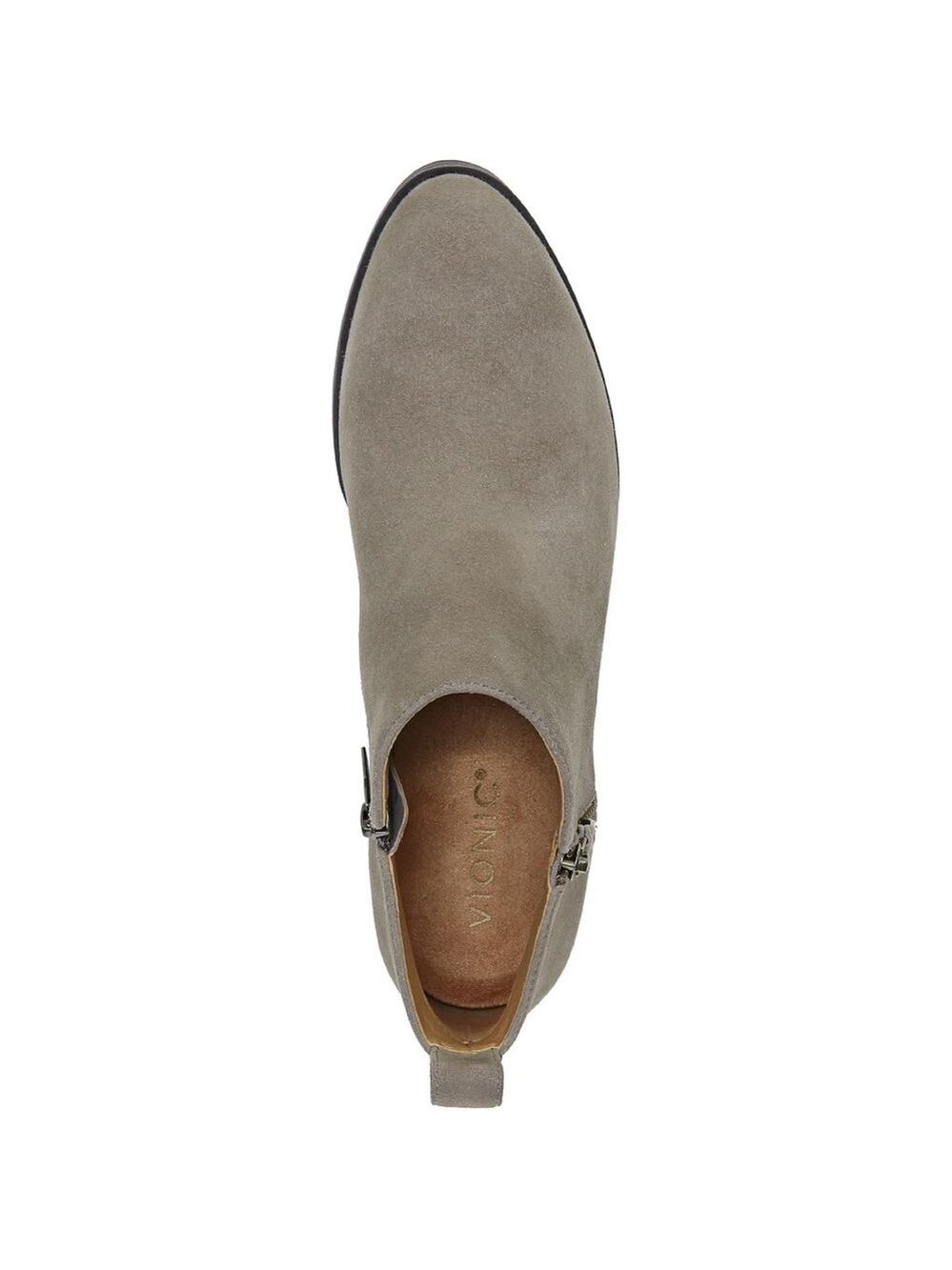 NWOB $169 Waterproof Vionic Cecily Suede Bootie - Stone - - Picture 7 of 13